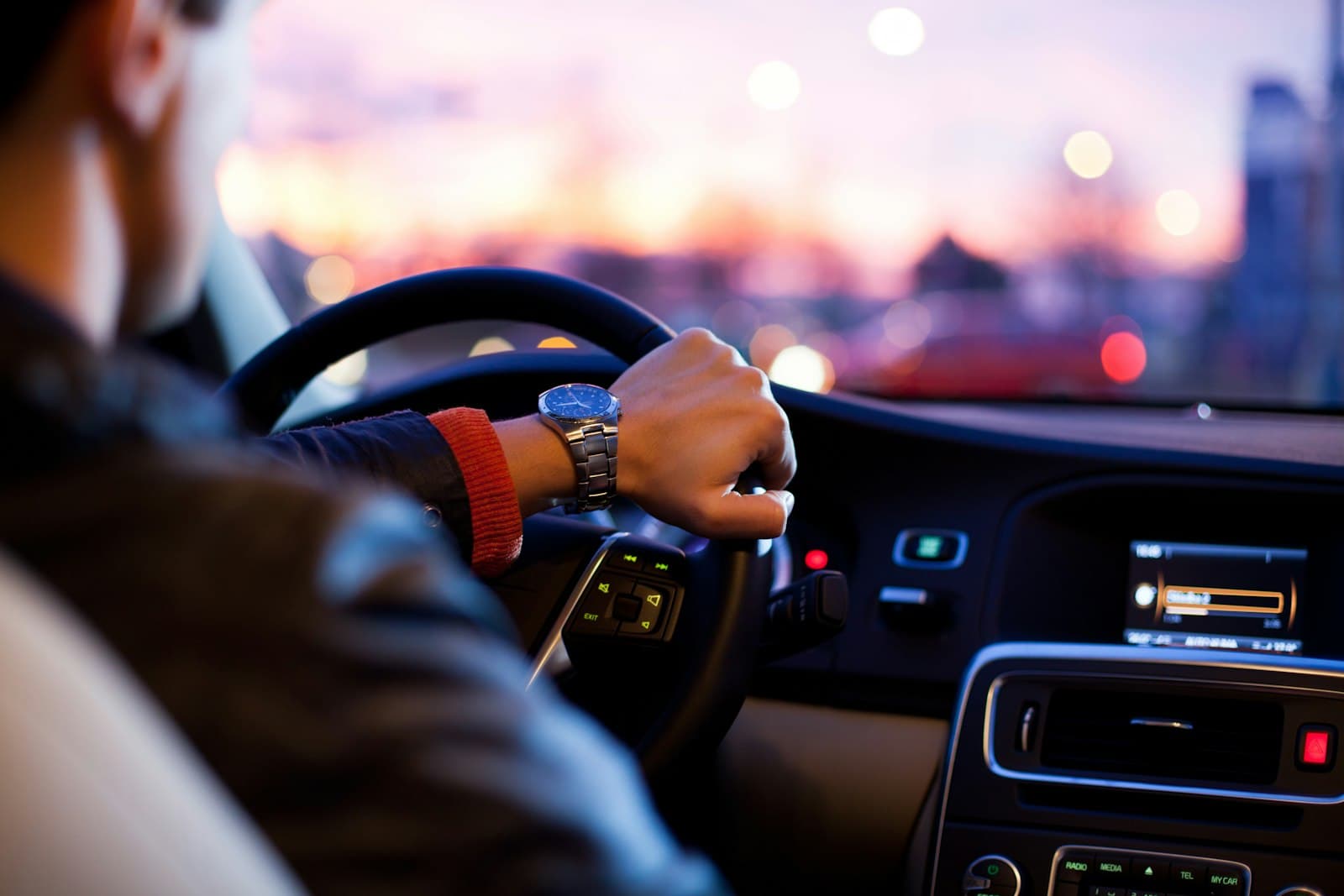 Driver with car keys